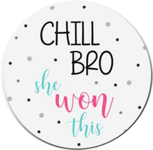 Load image into Gallery viewer, Winner Stickers &quot;She won this&quot;
