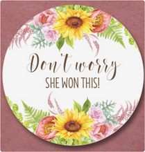 Load image into Gallery viewer, Winner Stickers &quot;She won this&quot;
