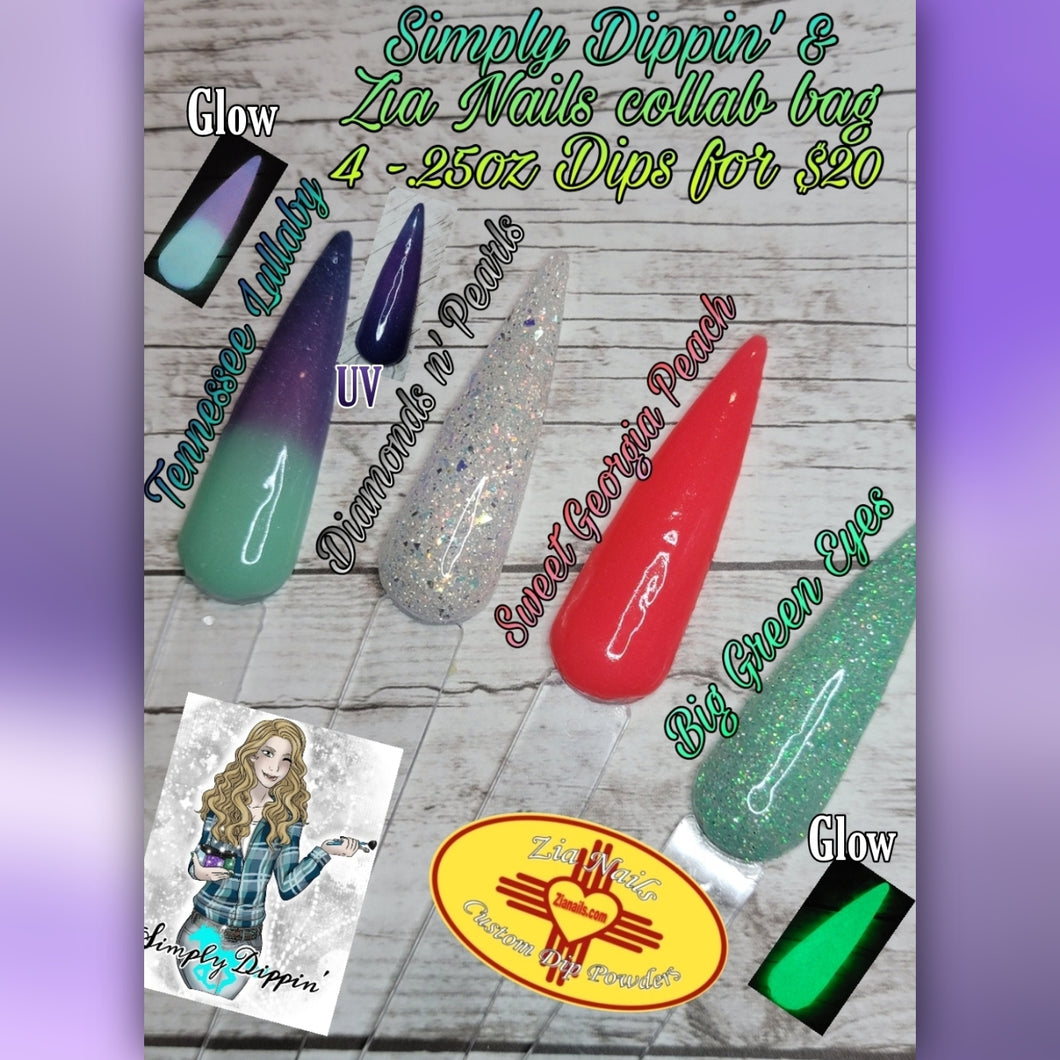 Collab Bag (Tennessee Lullaby, Diamonds N' Pearls, Big Green Eyes, Sweet Georgia Peach)